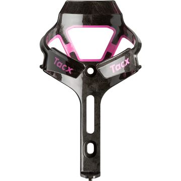 Picture of TACX CIRO BOTTLE CAGE BLACK PINK GLOSS